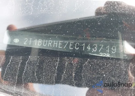 2014 Toyota Corolla S из США, поврежденный, VIN 2T1BURHE7EC143719